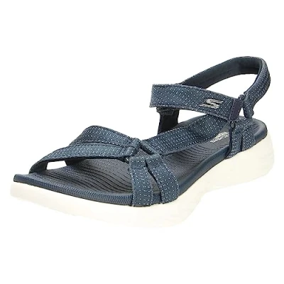 Afbeelding van Skechers On The Go 600 Brilliancy Dames Sandalen Navy Maat 42
