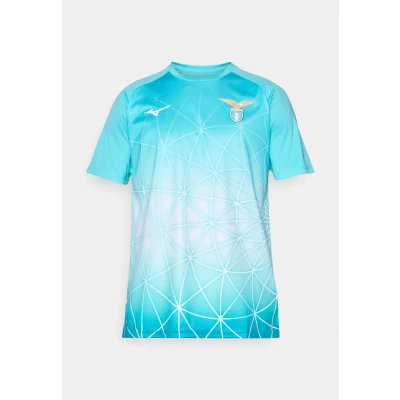 Afbeelding van Mizuno Pre Match Jersey S.S. Lazio Men Voetbalschoenen Azure Blauw Heren Maat S