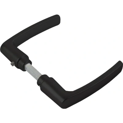 Afbeelding van Ami DKR 332 40 BE deurkrukset type deurdikte mm zwart 0170.100.0101