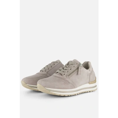 Afbeelding van Gabor Sneakers beige Suede Dames Maat 41.5