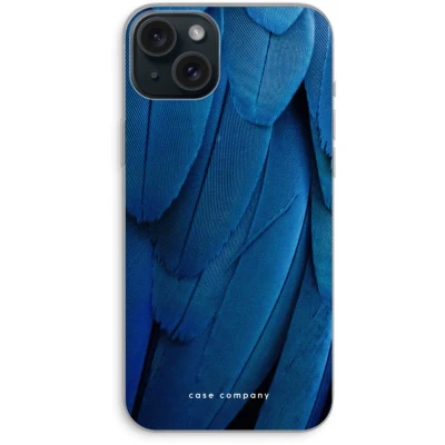 Afbeelding van Case Company® hoesje geschikt voor iPhone 15 Plus Pauw Soft Cover Telefoonhoesje Bescherming aan alle Kanten en Schermrand