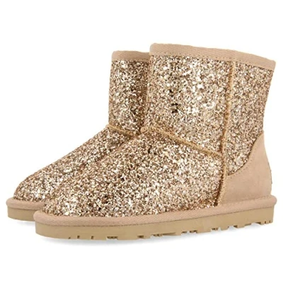 Afbeelding van Gioseppo Tranoy Korte laarzen voor kinderen, Maat: 36, Beige Leer/ synthetisch