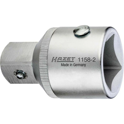 Afbeelding van HAZET 1158 2 Adapter, ratel 25 (1&quot;) 70 Chroom vanadium staal