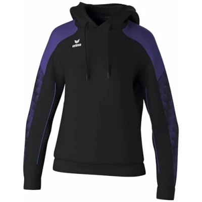 Afbeelding van Erima Evo Star Sweatshirt Met Capuchon Dames Zwart / Paars Maat: 38