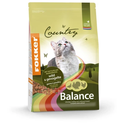 Afbeelding van Fokker Kat Country Balance Wild / Gevogelte 10 KG