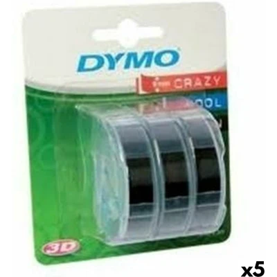 Afbeelding van Gelamineerde Tape voor Labelmakers Dymo 84773 9 mm x 3 m Zwart Wit (5 Stuks)