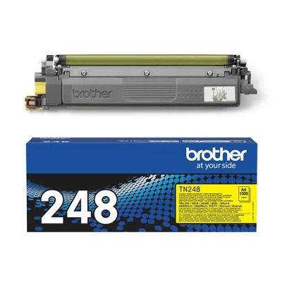 Image de Brother Toner Tn248y Hl Jaune 1000 Pages (tn248y)