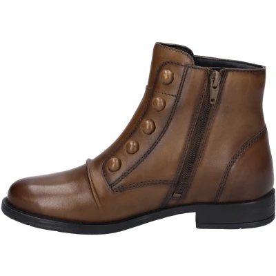Afbeelding van Josef Seibel Simona Korte laarzen, Dames, Maat: 37, Cognac Leer