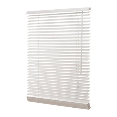 Afbeelding van Ventanara® Houten jaloezieën, wit, 35 mm, echt hout, 60 x 130 cm