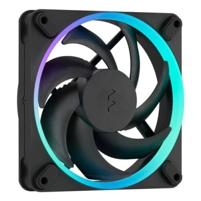 Image de Ventilateur PC Momentum 12 RGB FDB Anneau lumineux ARGB Gen 2 Contrôle PWM Noir