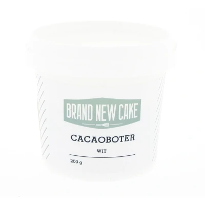 Afbeelding van BrandNewCake Cacaoboter gekleurd Wit 200g