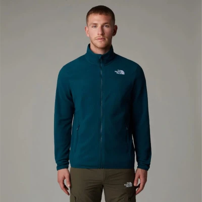 Afbeelding van The North Face Glacier FULL ZIP Fleecejas, Heren, Maat: XS, Midnight petrol
