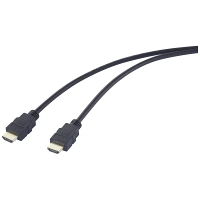Afbeelding van SpeaKa Professional SP 12816072 HDMI kabel Aansluitkabel A stekker, stekker 1.00 m Zwart 4K UHD