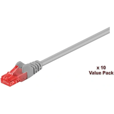 Afbeelding van Microconnect UTP Cat6 0.5m Grey netwerkkabel 0,5 m Grijs