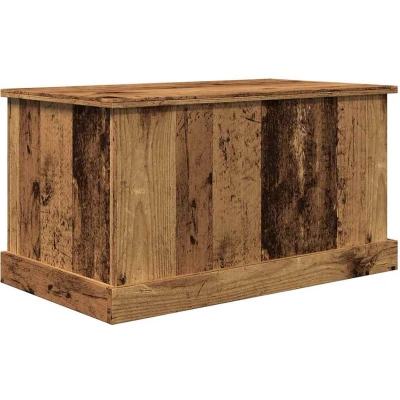 Afbeelding van vidaXL Opbergbox 70x40x38 cm bewerkt hout oud houtkleurig