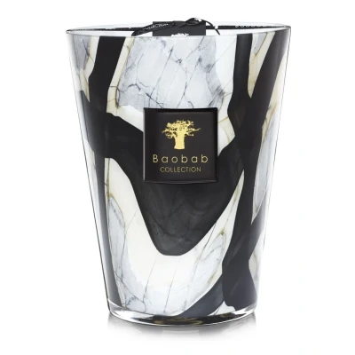 Afbeelding van Baobab Collection Stones Marble Max 24 Geurkaars 3 Kg Donkergrijs