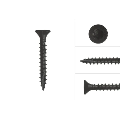 Afbeelding van Wovar Zwarte Schroeven Verzinkt 4.5 x 30 mm Torx 20 met Snijpunt 50 Stuks Houtschroeven