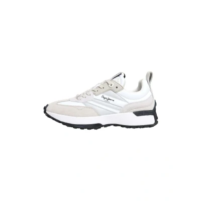 Afbeelding van Pepe Jeans Lucky Sneakers laag, Dames, Maat: 39, White Leer/ synthetisch