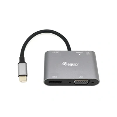 Afbeelding van Adapter USB C naar VGA Equip 133483