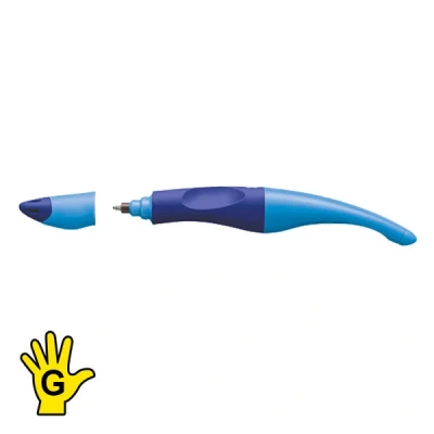 Image de Stylo roller rechargeable Stabilo Easy Original Gauche Bleu