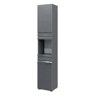 Afbeelding van Vicco Badkamerkast Freddy, Antraciet/Grijs, 36.4 x 190.5 cm