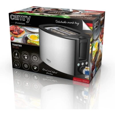 Afbeelding van Broodrooster 750W RVS CR 3215 Camry