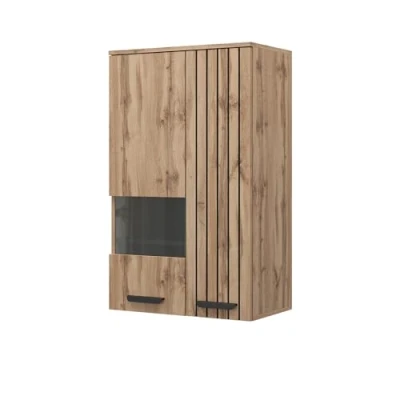 Afbeelding van Vicco Wandkast Amber, Bruin/Bruin, 60.2 cm met 2 deuren