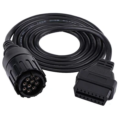 Afbeelding van OBD2 10 pins naar 16 polige stekker, diagnostische adapterkabel voor BMW ICOM D motorfiets