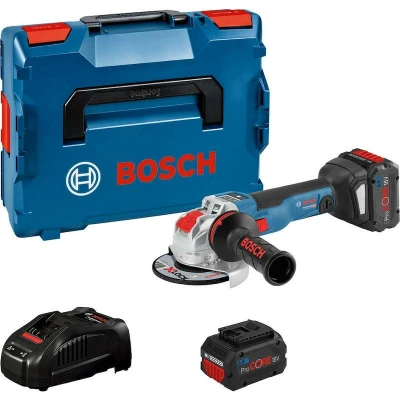 Afbeelding van BOSCH GWX 18V 10 SC haakse accu slijper met X LOCK in L Boxx 136 (2x 5,5Ah + lader) 06017B0402
