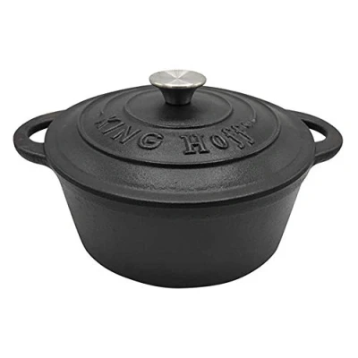 Afbeelding van Kinghoff 1476 Braadpan kookpan Ø24cm Gietijzeren alle warmtebronnen