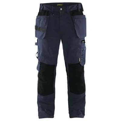 Image de Pantalon artisan marine foncé/noir