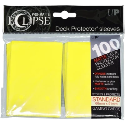 Afbeelding van Eclipse Deck Protectors Lemon Yellow (100 stuks)