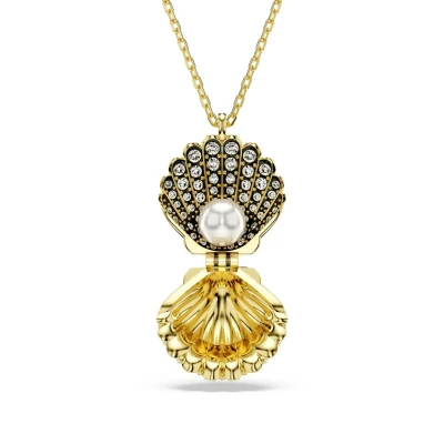 Afbeelding van Swarovski dames Idyllia ketting verguld in de kleur Goud