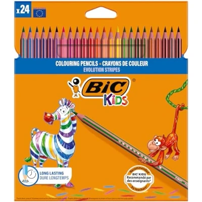 Afbeelding van Kleurpotloden Bic 9505251 Multicolour 24 Onderdelen