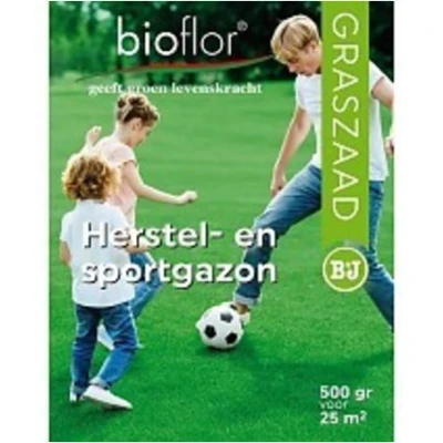 Afbeelding van Bioflor graszaad herstel en sportgazon voor 25 m2