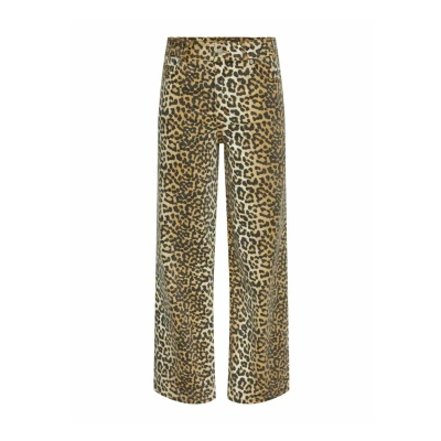 Afbeelding van YAS Yasleonora Straight leg jeans, Dames, Maat: 27x32, Beige