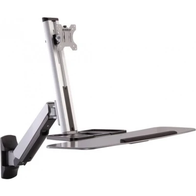 Afbeelding van SpeaKa Professional SP MM 705 Monitor wandbeugel 1 voudig 33,0 cm (13) 81,3 (32) Zilver In hoogte verstelbaar, Kantelbaar, Zwenkbaar, Draaibaar