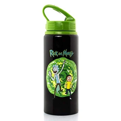 Afbeelding van GB Eye, Rick et Morty, Portal, aluminium drinkfles