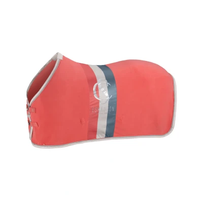 Image de Eskadron Couvertures Anti Transpiration Classic Sports Fleece Stripe Shetty Coral BlossomVendu par Agradi