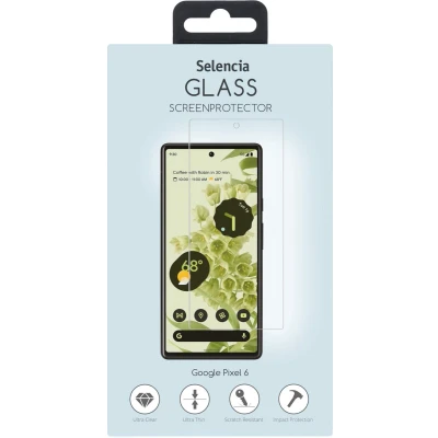 Afbeelding van Selencia Screenprotector Geschikt voor Google Pixel 6 Tempered Glass Gehard Glas