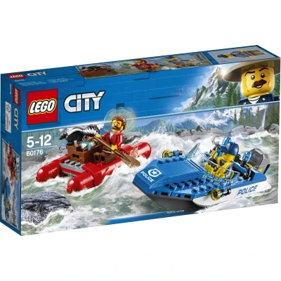 Afbeelding van LEGO City Bergpolitie Wilde Rivierontsnapping 60176
