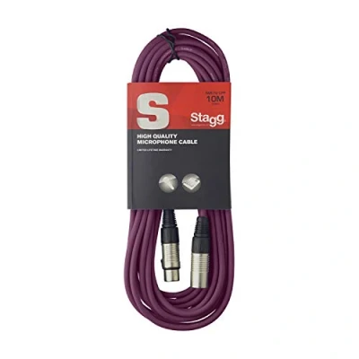 Image de Stagg SMC10 CPP Câble microphone XLR vers Violet 10 m