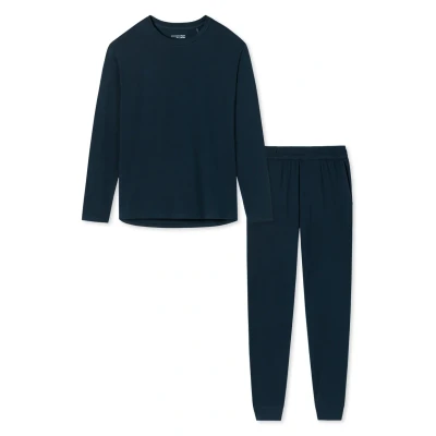 Afbeelding van Schiesser Pyjama, Dames, Maat: 38, Dunkelblau