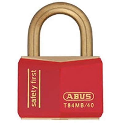 Afbeelding van ABUS T84MB hangslot met 2 sleutels Rood