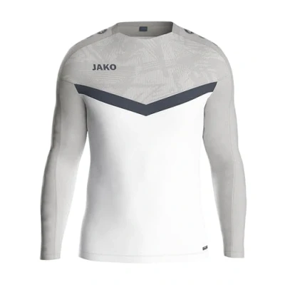 Afbeelding van JAKO Sweater Iconic rood/wijnrood L wit/zachtgrijs/antra light /