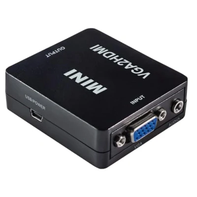 Afbeelding van Maxtrack CS40L VGA / HDMI Adapter [1x bus, Jackplug female 3,5 mm 1x bus] Zwart