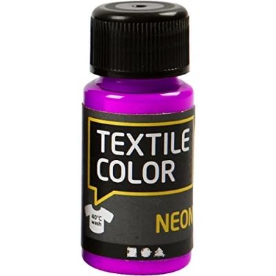Afbeelding van Textielverf Neon Paars Creotime 50 ml