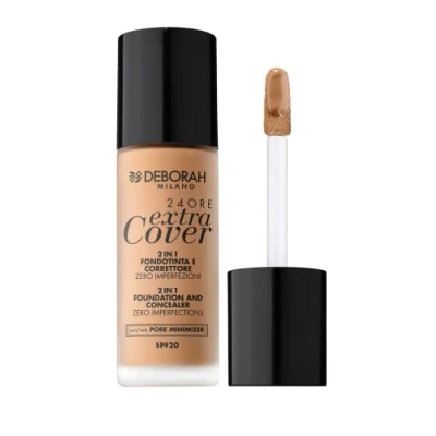 Afbeelding van 24 Ore Extra Cover 2 in 1 foundation en concealer spf20 n. 05 amber