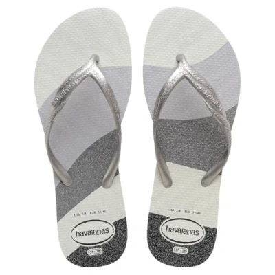 Afbeelding van Havaianas Fantasia lipgloss dames, Zilver wit