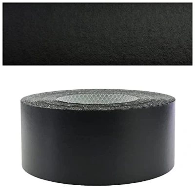 Afbeelding van Mprofi MT® melamine zang met smeltlijm, 45 mm x 10 m, zangband voor plank, opstrijkbare rand meubelpanelen, zang, zwart een dikte van 0,5
